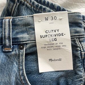 Madewell Curvy Superwide-Leg Denim Jeans